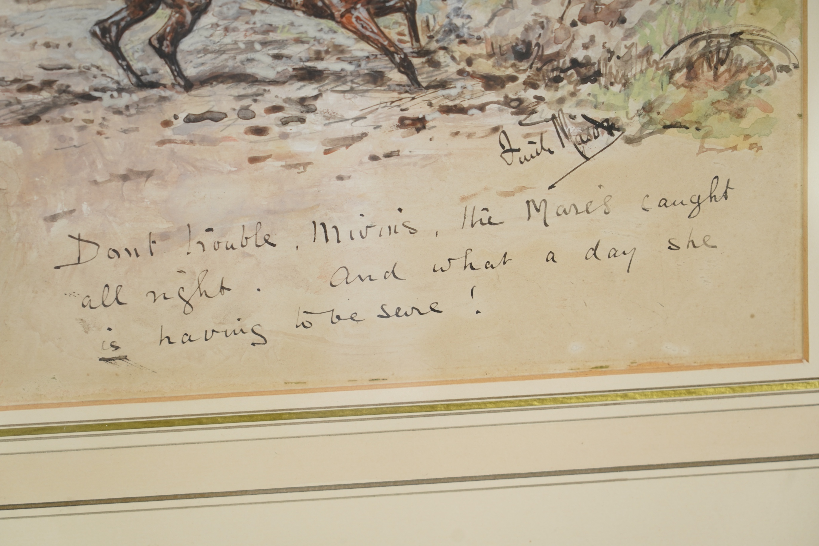 George Finch Mason (1850-1915), 'Catch my Maaaze!!!'